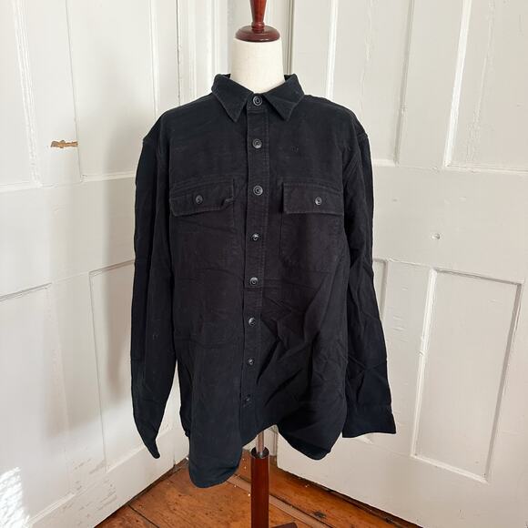 L.L. Bean Signature Black Flannel XL Tall - Picture 1 of 4